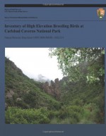 Inventory of High Elevation Breeding Birds at Carlsbad Caverns National Park - Steve West