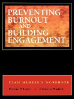 Preventing Burnout and Building Engagement, Workbook: A Complete Program for Organizational Renewal - Michael P. Leiter, Christina Maslach