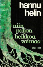 Niin paljon heikkoa voimaa: runoja - Hannu Helin