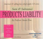 Sum and Substance Audio Set on Product Liability (Audio CD) - Steven R. Finz