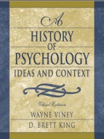 A History of Psychology: Ideas and Context - Wayne Viney, D. Brett King