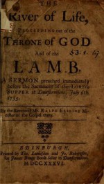 The River of Life Proceeding Out of the Throne of God and the Lamb - Ralph Erskine