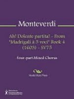 Ah! Dolente partita! - From "Madrigali a 5 voci" Book 4 (1603) - SV75 - Claudio Monteverdi