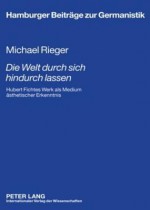 Die Welt Durch Sich Hindurch Lassen: Hubert Fichtes Werk ALS Medium Aesthetischer Erkenntnis Unter Besonderer Beruecksichtigung Seiner Literaturgeschichtlichen Kontexte - Michael Rieger