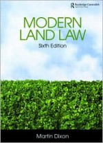 Modern Land Law 6/E - Martin Dixon