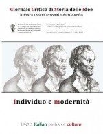 Giornale Critico Di Storia Delle Idee No. 1/2009 - Andrea Tagliapietra, Sebastiano Ghisu