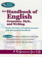 REA's Handbook of English Grammar, Style, and Writing (Language Learning) - Editors of REA