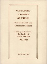 Containing A Number Of Things - Vincent Starrett, Christopher Millard, R.B. Russell, A.J.A. Symons, Arthur Machen