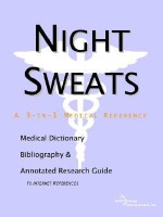 Night Sweats - A Medical Dictionary, Bibliography, and Annotated Research Guide to Internet References - ICON Health Publications