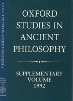 Oxford Studies in Ancient Philosophy: Supplementary Vol 1992: Methods of Interpreting Plato & his Dialogues - James C. Klagge, Nicholas D. Smith, Julia Annas