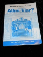 Workbook/Lab Manual to Accompany Alles Klar - Wolff OTTO, Wolff A. Von Schmidt, Christine Goulding