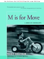 M Is for Move: A Book of Consonants - Vicky Shiefman