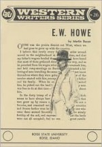 E. W. Howe - Martin Bucco