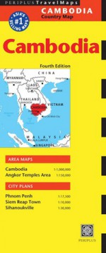 Cambodia Travel Map Fourth Edition - Periplus Editions