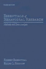 Essentials Of Behavioral Research: Methods And Data Analysis - Robert Rosenthal