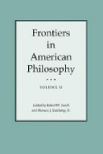 Frontiers in American Philosophy: Volume I - Robert W. Burch, Herman J. Saatkamp Jr., Herman J. Saatkamp