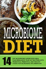 Microbiome Diet: 14 Day Microbiome Superfoods Meal Plan-Rebalance Your Gut Bacteria With Probiotics, Prebiotics, And Healthy Foods For Decreasing Inflammation - Anthony Wynne