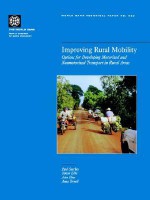 Improving Rural Mobility: Options for Developing Motorized and Nonmotorized Transport in Rural Areas - Paul Starkey, Simon Ellis, John Hine, Anna Ternell