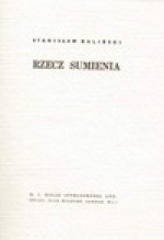 Rzecz sumienia - Stanisław Baliński