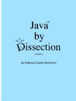 Java by Dissection - Charlie McDowell, Ira Pohl