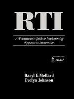 RTI: A Practitioner's Guide to Implementing Response to Intervention - Daryl F. Mellard