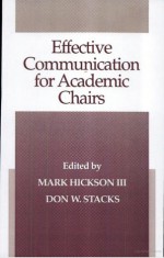 Effective Communication For Academic Chairs - Mark Hickson