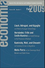 Economia: Fall 2009: Journal of the Latin American and Caribbean Economic Association - Eduardo Engel