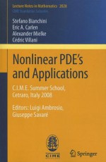 Nonlinear PDE's and Applications: C.I.M.E. Summer School, Cetraro, Italy 2008 - Stefano Bianchini, Eric A. Carlen, Alexander Mielke