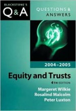 Equity and Trusts - Margaret Wilkie, Peter Luxton, Rosalind Malcolm