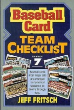 Baseball Card Team Checklist/No 7 (Team Baseball Card Checklist) - Jeff Fritsch