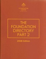 The Foundation Directory 2008, Part 2 - David G. Jacobs