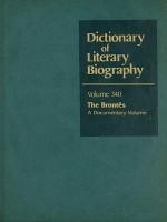 Dictionary of Literary Biography: The Brontes: ADocumentary Volume - Susan Taylor