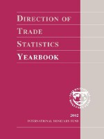 Direction of Trade Statistics Yearbook - International Monetary Fund (IMF)