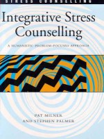 Integrative Stress Counselling: A Humanistic Problem-Focused Approach - Patricia Milner, Pat Milner