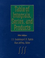 Table of Integrals, Series and Products - I.S. Gradshteyn, I.M. Ryzhik