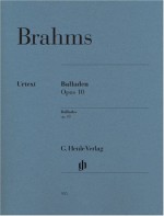 Balladen op. 10; Klavier 2 ms - Johannes Brahms, Hrsg.: Dr. Katrin Eich