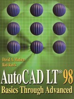 AutoCAD LT 98: Basics Through Advanced - David A. Madsen, Rod R. Rawls