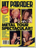 Hit Parader Magazine METAL TOUR SPECTACULAR Anthrax JUDAS PRIEST Scorpions DEF LEPPARD Motley Crue ANTHRAX Cinderella GUNS N' ROSES July 1988 C - Collector-Magazines, Andy Secher