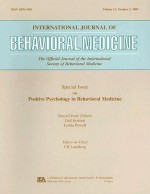 Positive Psychology in Behavioral Medicine: Number 2, 2005 - Gail Ironson