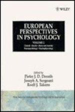 European Perspectives In Psychology - Pieter Johan D. Drenth, Joseph A. Sergeant