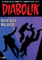 Diabolik anno XXVII n. 2: Beffa alla malavita - Angela Giussani, Luciana Giussani, Franco Paludetti, Brenno Fiumali, Gabriele Pennacchioli