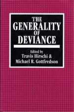 The Generality Of Deviance - Travis Hirschi