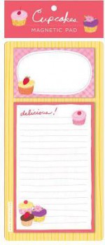 Cupcakes Magnetic Pad - Talitha Shipman