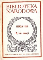 Wybór poezji - Leopold Staff