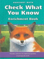 Harcourt Math: Check What You Know Enrichment Book, Grade 5 - Harcourt