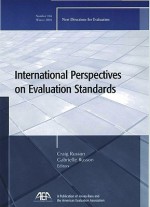 International Perspectives on Evaluation Standards: New Directions for Evaluation, Number 104 - Ev, Craig Russon