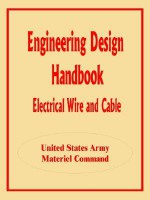 Engineering Design Handbook: Electrical Wire and Cable - Books for Business, For Business Books for Business