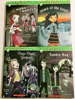 A Rotten Apple 4 Book Set Includes Dawn of the Dead - Drop Dead Gorgeous - Mean Ghouls - Zombie Dog - Catherine Hapka, Clare Hutton, Elizabeth Lenhard, Stacia Deutsch