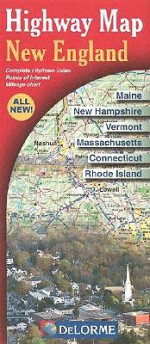 Highway Map New England - Delorme Mapping Company