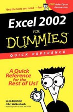 Excel 2002 for Dummies Quick Reference - John Walkenbach